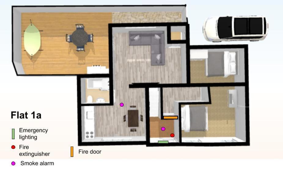 דירות סירנססטר Private Deck With Newly Refurbished Flat Attached! מראה חיצוני תמונה